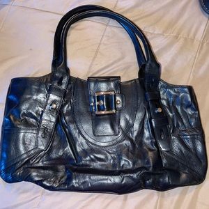 VINTAGE Stuart Weitzman leather handbag
